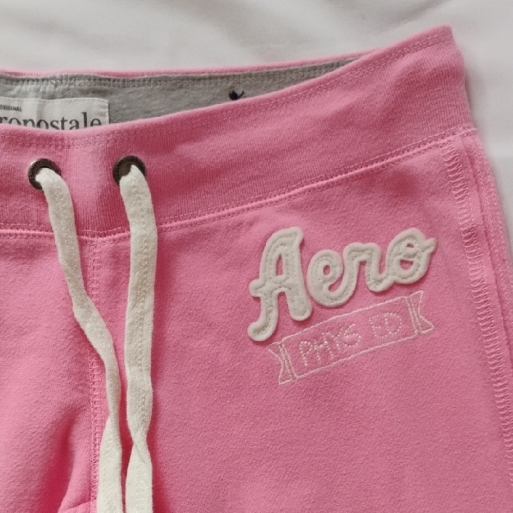 Aeropostale Pink Joggers with Logo - Picture 3 of 4